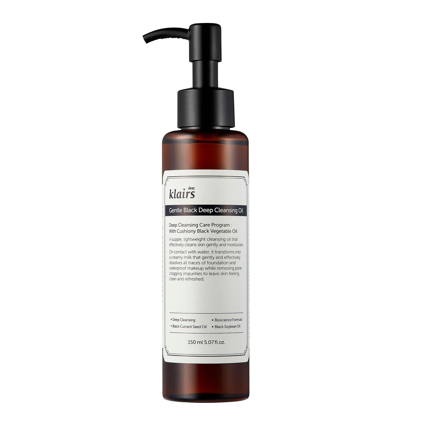 Gentle Black Deep Cleansing Oil -Joa Cosmetics