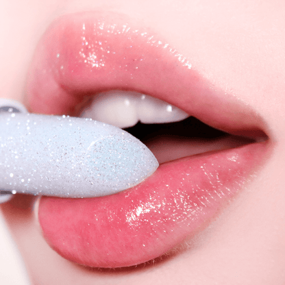 Glacier Vegan Lip Balm: No2 Blue Lagoon detail