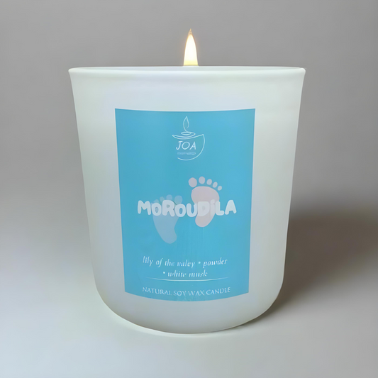 Every scented candle, whether in a jar, ceramic, or glass vessel, is handcrafted and contains our natural blend of soy wax.