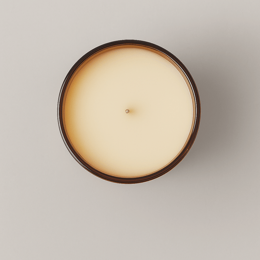 Sweet November Scented Candle viewed from above