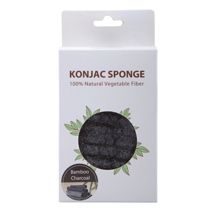 Bamboo Charcoal Konjac Sponge second view