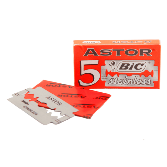 The classic DE razor blades of BiC.