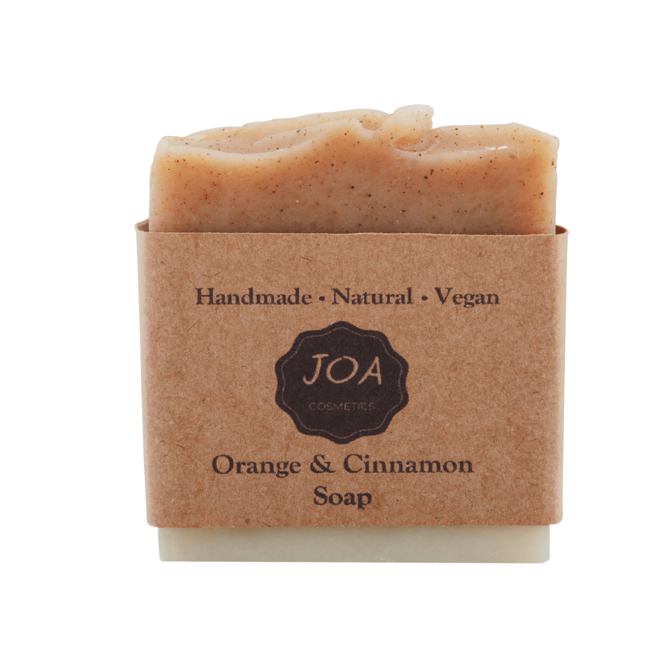 100% Natural - Handmade. Vegan - Palm Oil Free. Contains orange & cinnamon oils. The best handmade soap.